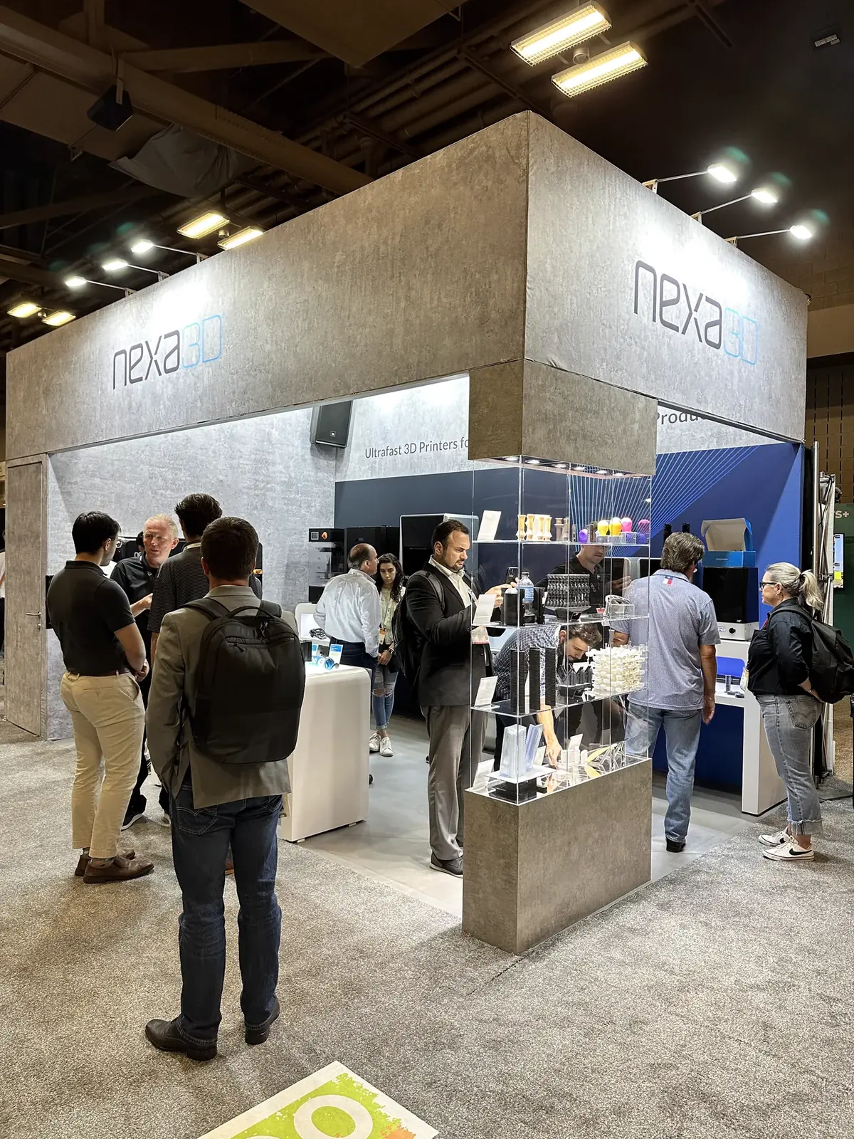 Nexa3D exhibition stand at Formnext Forum 2023 in Austin, Texas