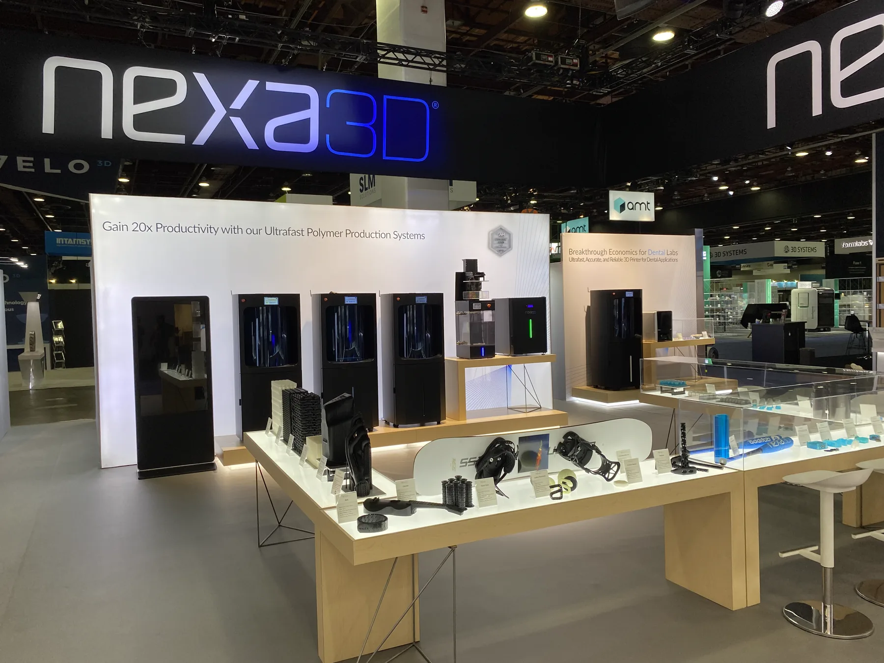 Nexa3D exhibition stand at RAPID + TCT 2022 in Detroit